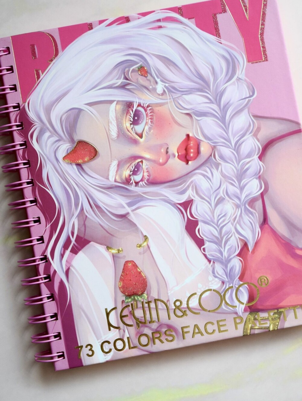 KEVIN&COCO Pink 73-Color Eyeshadow & Face Palette